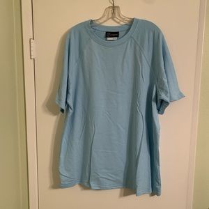 Mens light blue short sleeve shirt